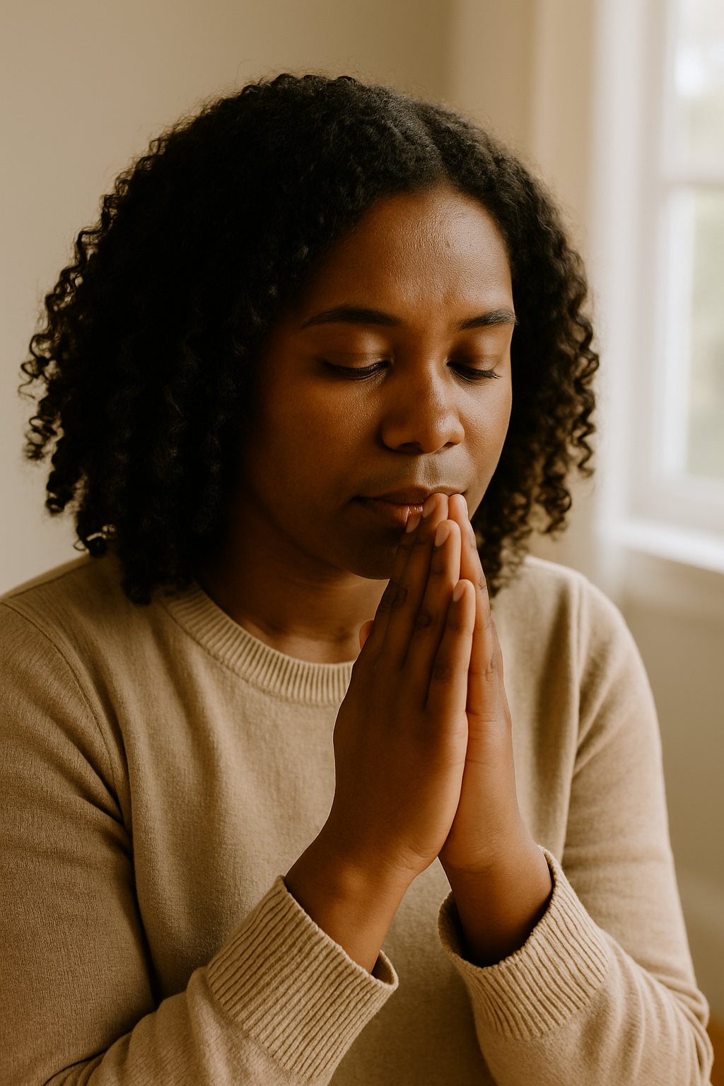 A Woman Praying A woman praying